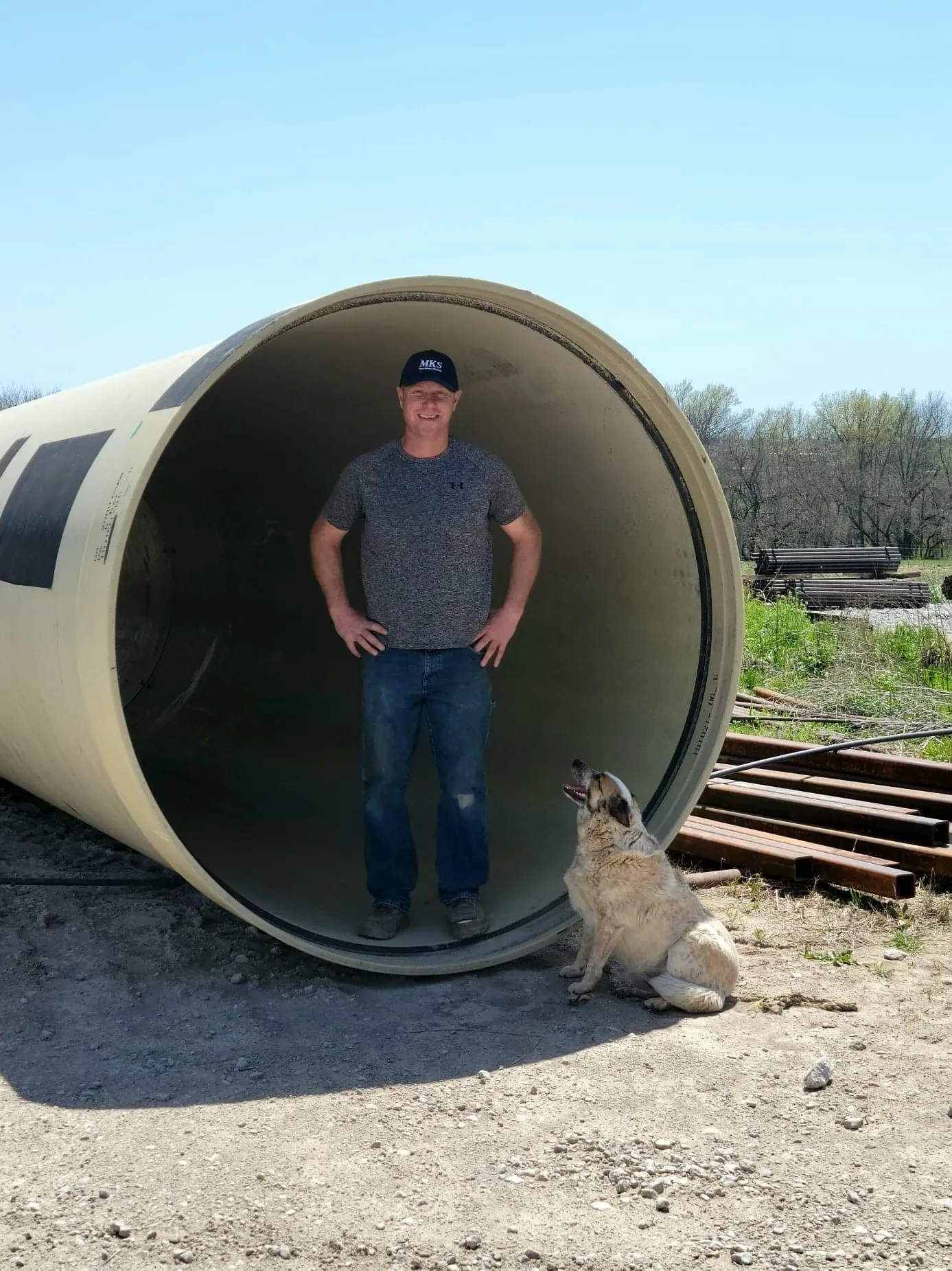 Agricultural steel fencing — the foundation of Gatrel Enterprises