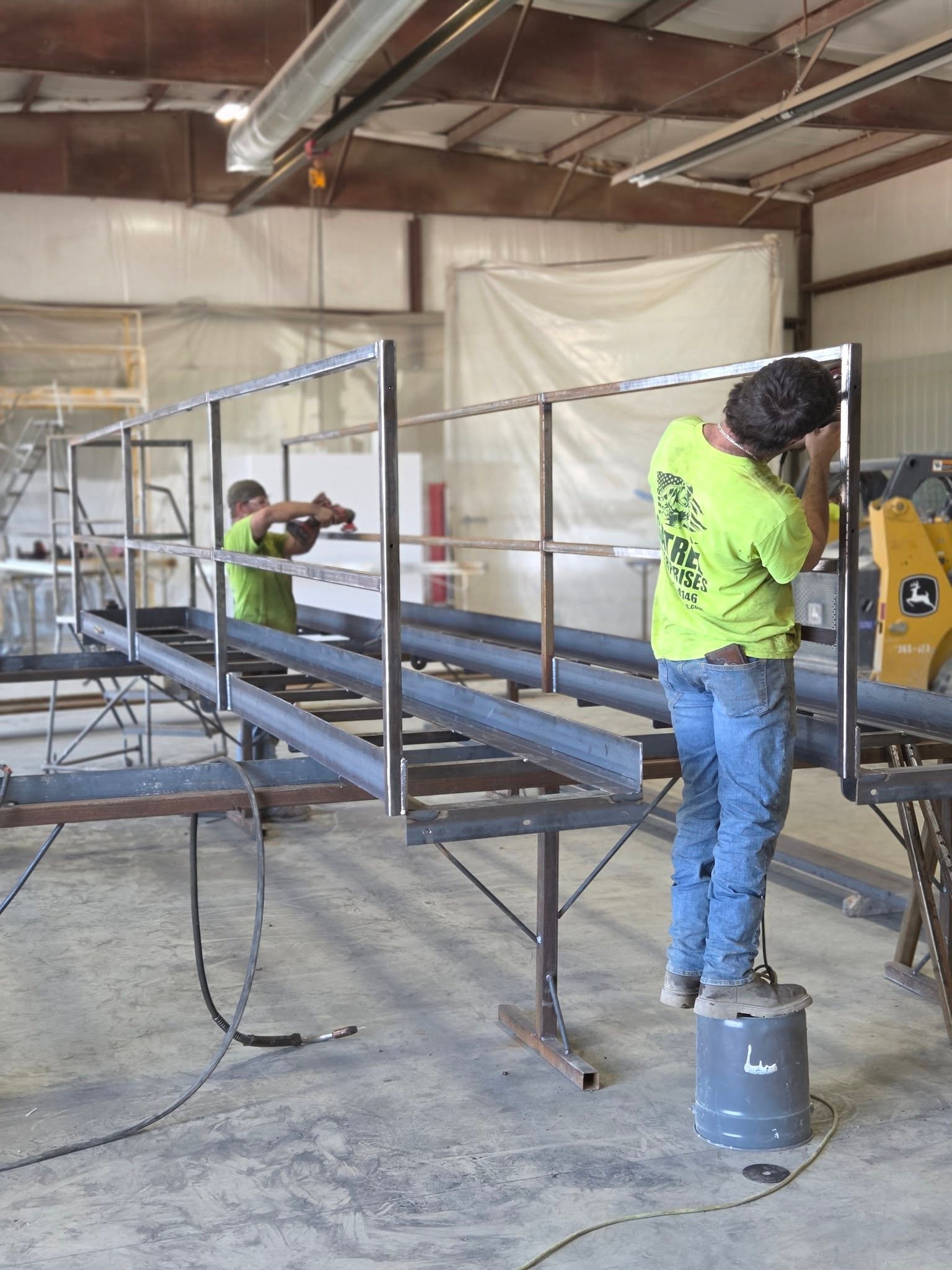Custom steel fabrication shop