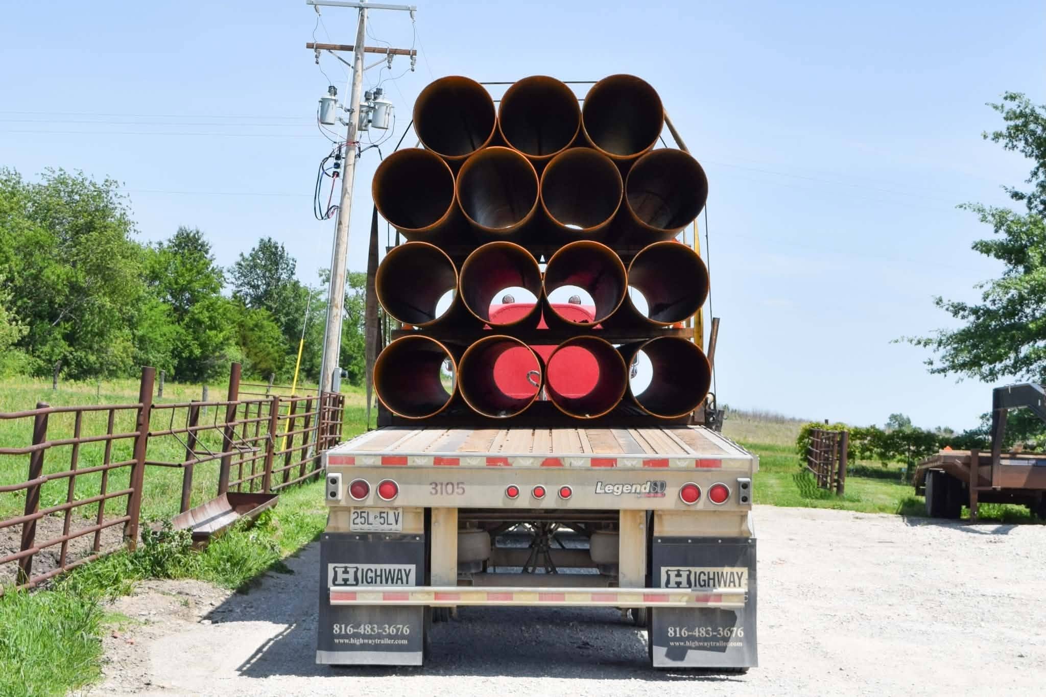 Steel pipe and tube inventory at Gatrel Enterprises