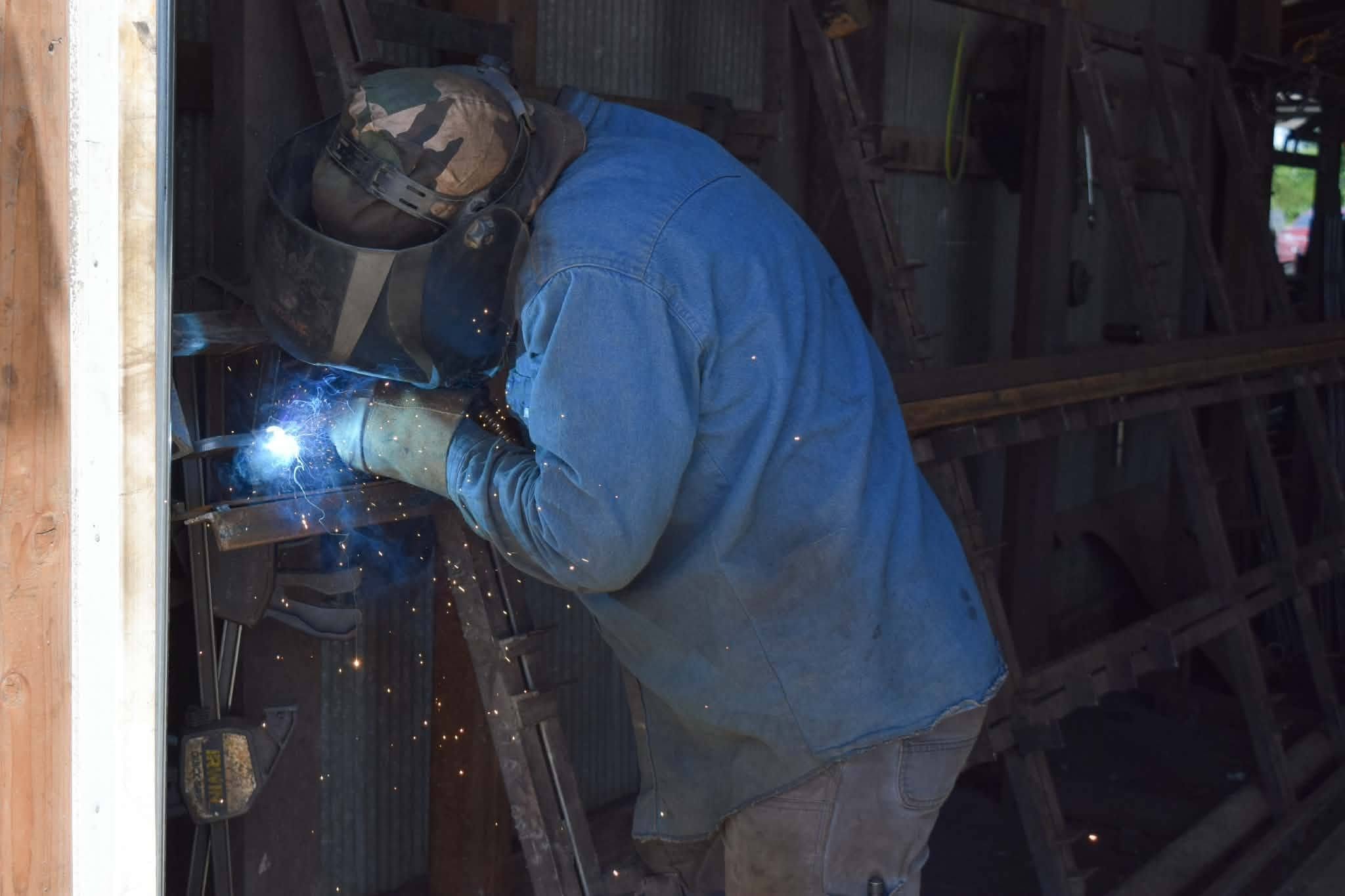 MIG welding steel